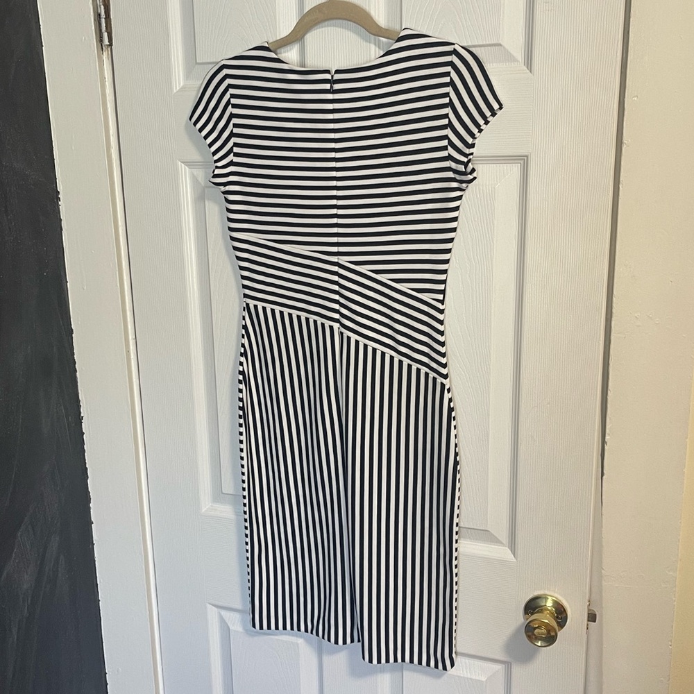 Banana Republic Navy and White Stripe Nautical Dress - Picture 5 of 5